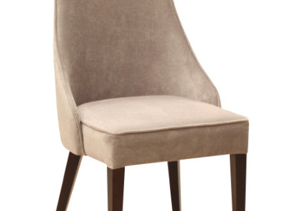 Set 6x Designer Chair Leather Armchair Chairs Gastro Dining room Wood Upholstery